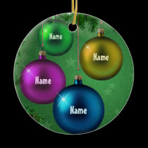 Family Afar (customizable) ornaments