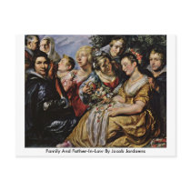 Family And Father-In-Law By Jacob Jordaens Post Cards