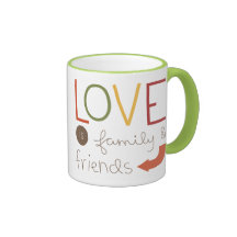 family and friends coffee mug
