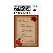 Family Christmas postage
