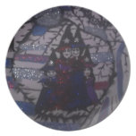 family circle,witches,by mandy ashby dinner plate