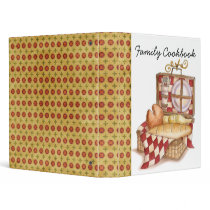 Family Cookbook Vinyl Binders