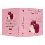 Family Coupon Binder-- Apple design 1.5 "