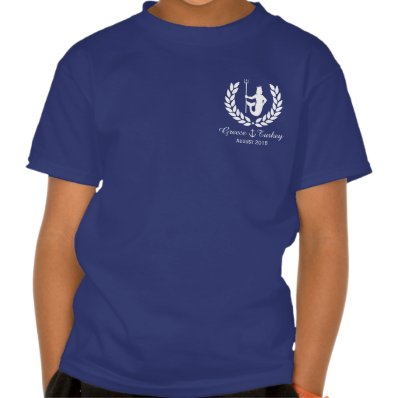 Family Cruise Greek God and laurel wreath custom Tshirts