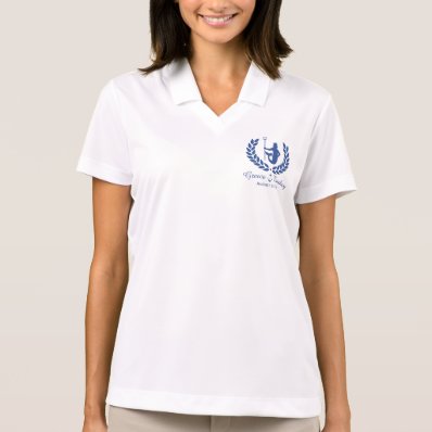 Family Cruise Greek God and laurel wreath custom Polo