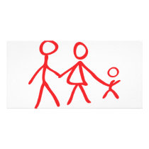 family dad mom kid photo cards by Tomaniac family dad mom kid photo cards