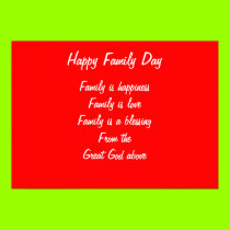 Family Day posters