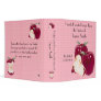 Family Favorite Recipes -- Apple design Vinyl Binders