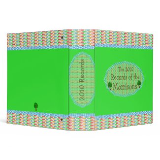 Family Finances Record Keeping Binder binder