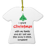 family funny ornaments