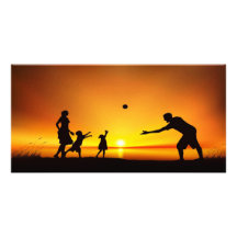 Family Game Personalized Photo Card