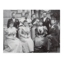 Family gathering ROMANOV - RUSSIA - HESSEN #D007 Postcards