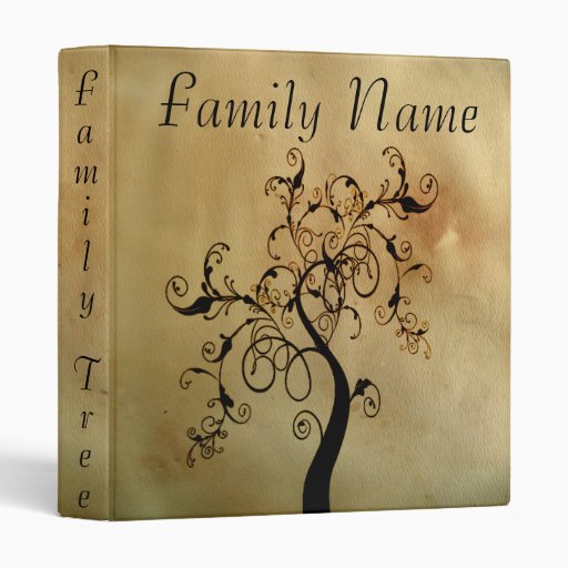 Family Genealogy Tree 3 Ring Binders Zazzle