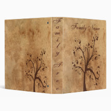 Family Genealogy Tree Vinyl Binders