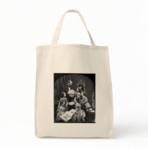 Family Geography Lesson ~ 1850 Canvas Bag