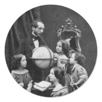 Family Geography Lesson ~ 1850 Stickers