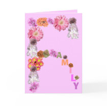 FAMILY! GREETING CARD by zazzitup FAMILY! GREETING CARD
