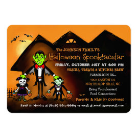 Family Halloween Costume Party Invitation