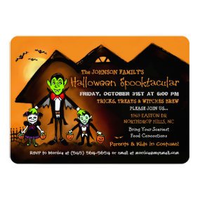 Family Halloween Costume Party Invitation