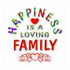 postcard - Families are special, and it's so wonderful when you have a loving one.  Share your happiness with your Family with this colorful happy design.