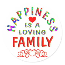 Family Happiness stickers