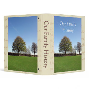 Family History - Family Tree Binder binder