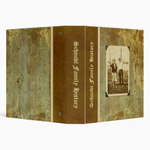 Family History (personalized) 3 Ring Binder
