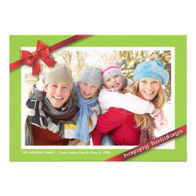 Family Holiday :: Holiday Photo Card