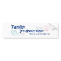 Family-It's About Time No on 8 bumper stickers by mo4marriage Family-It's About Time No on 8 bumper stickers