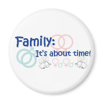 Family-It's About Time No on 8 magnets by mo4marriage Family-It's About Time No on 8 magnets
