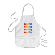 Family Kids Apron by Quill_And_Me Family Kids Apron