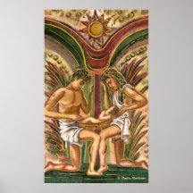 Family love symbol poster