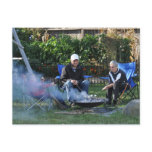 Family Marshmellow Roast Postcard