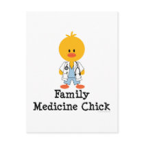 Family Medicine Chick Postcard