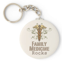 Family Medicine Rocks Keychain
