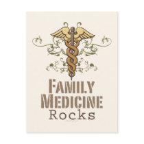 Family Medicine Rocks Postcard