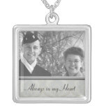Family Memorial Photo Necklace