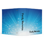 Family Memories Blue Starburst Binder