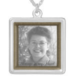 Family Merial Photo Frame Necklace