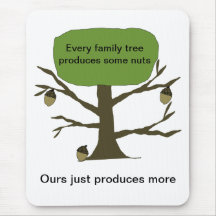 Family Nut Tree Mousepad