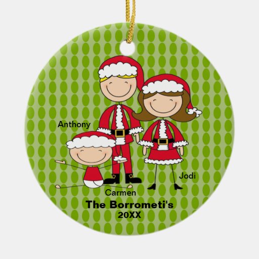 family of 3 christmas ornament zazzle family of 3 christmas ornament zazzle