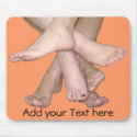 Family of Feet Mouse Pad mousepad