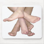Family of Feet Mouse Pad