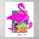 Family of Flamingos Posters
