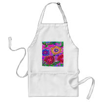 Family of flowers apron