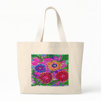 Family of flowers tote bag