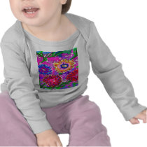 Family of flowers tee shirts