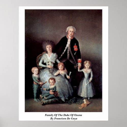 Family Of The Duke Of Osuna By Francisco De Goya Posters