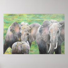 Family Of Three Print