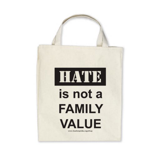Family Organic Grocery Tote Bags